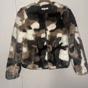 Hot & Delicious Camouflage Teddy Jacket